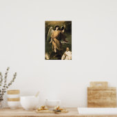 Archangel Raphael met bisschop Domonte Poster (Keuken)