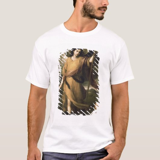 Archangel Raphael met bisschop Domonte T-shirt (Voorkant)