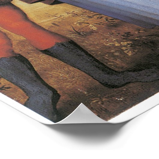 Archangel Raphael met Tobias, c. 1496-1500 Poster (Hoek)