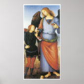 Archangel Raphael met Tobias, c. 1496-1500 Poster (Voorkant)