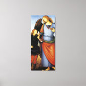 Archangel Raphael met Tobias Canvas Afdruk (Voorkant)