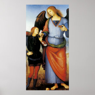 Archangel Raphael met Tobias Poster