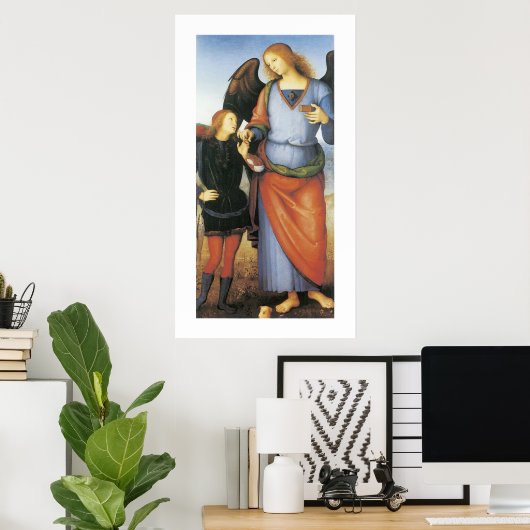 Archangel Raphael met Tobias Poster (Thuiskantoor)