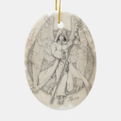 Archangel Raphael Ornament (Achterkant)