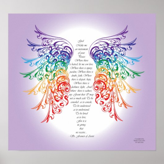 Archangel Raphael Prayer Poster (Voorkant)