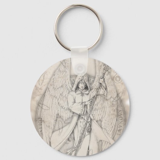 Archangel Raphael Sleutelhanger (Voorkant)