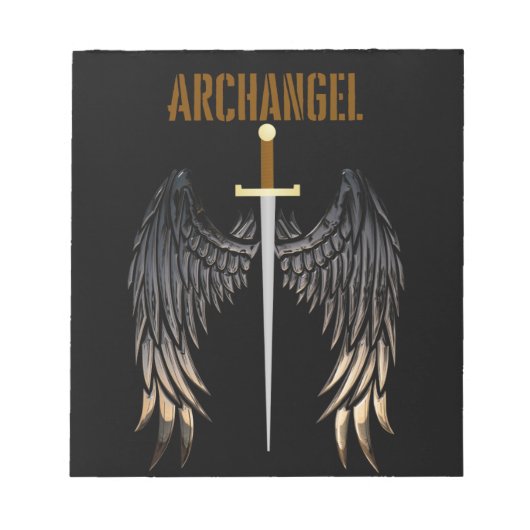 ARCHANGEL SWORD NOTITIEBLOK (Voorkant)