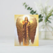 Archangel Uriel Briefkaart (Staand voorkant)