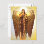 Archangel Uriel Briefkaart (Voorkant / Achterkant)