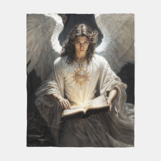 Archangel Uriel Fleece Deken (Voorkant)