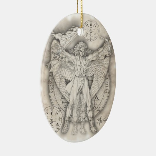 Archangel Uriel Ornament (Rechts)