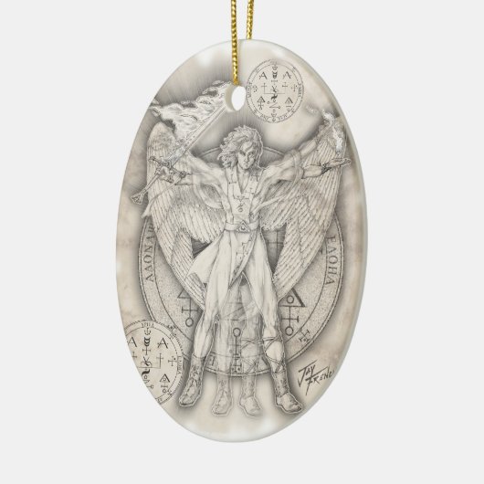 Archangel Uriel Ornament (Links)