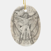 Archangel Uriel Ornament (Achterkant)