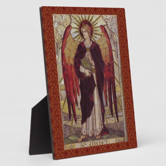 Archangel Uriel plaque Fotoplaat (Zijkant)