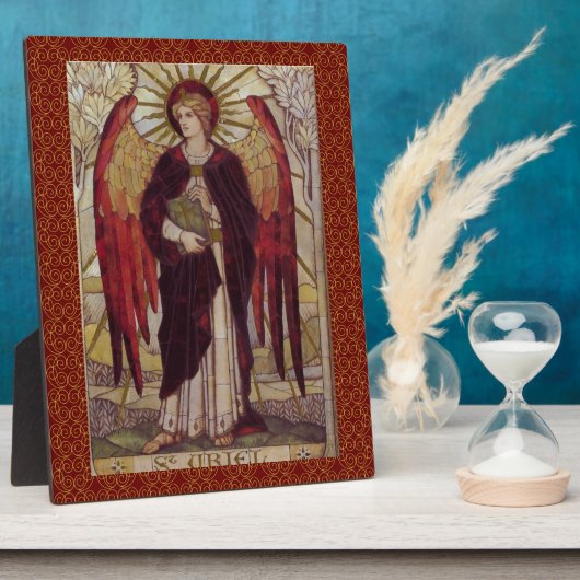 Archangel Uriel plaque Fotoplaat (Zijkant)