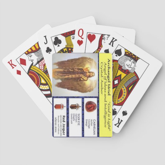 Archangel Uriel Pokerkaarten (Achterkant)