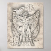 Archangel Uriel Print (Voorkant)