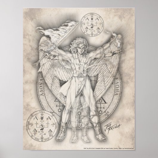 Archangel Uriel Print (Voorkant)