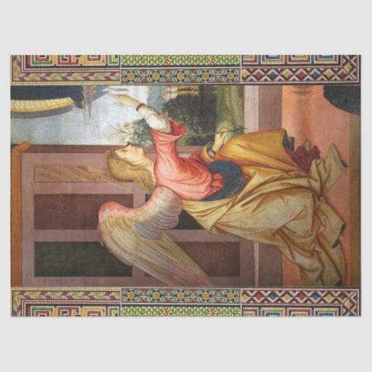 ARCHANGEL van FILIPPINO LIPPI Christmas Tissuepapier (Voorkant)