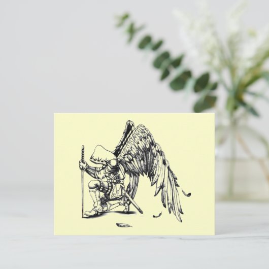 ArchAngel Warrior Briefkaart (Staand voorkant)