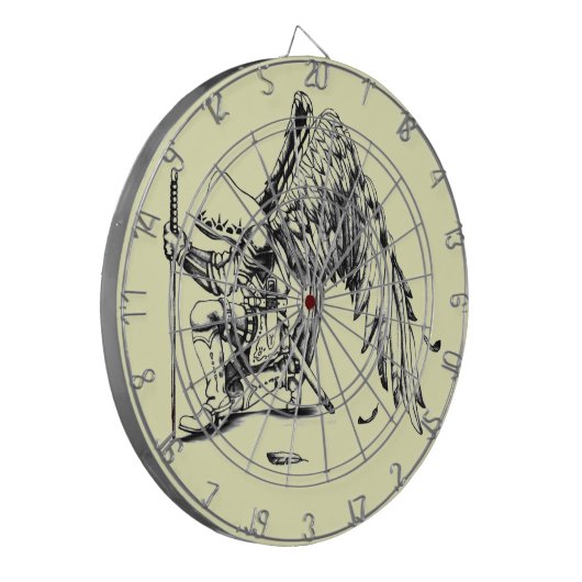 ArchAngel Warrior Dartbord (Voorkant Links)