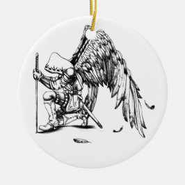 ArchAngel Warrior Keramisch Ornament