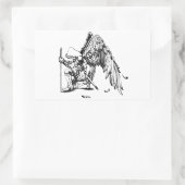 ArchAngel Warrior Rechthoekige Sticker (Tas)