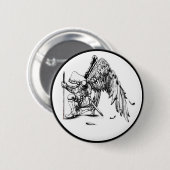 ArchAngel Warrior Ronde Button 5,7 Cm (Voorkant /achterkant)