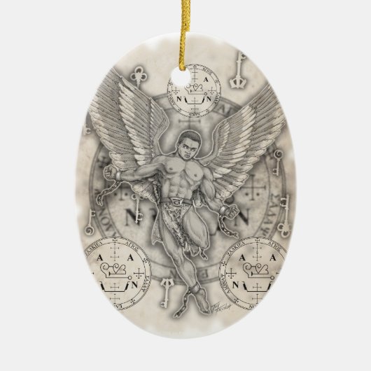 Archangel Zadkiel Ornament (Voorkant)