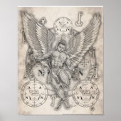 Archangel Zadkiel Print (Voorkant)