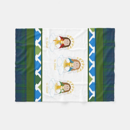 Archangels Baby Fleece Deken (Voorkant (Horizontaal))