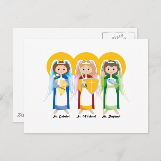 Archangels Briefkaart (Voorkant / Achterkant)
