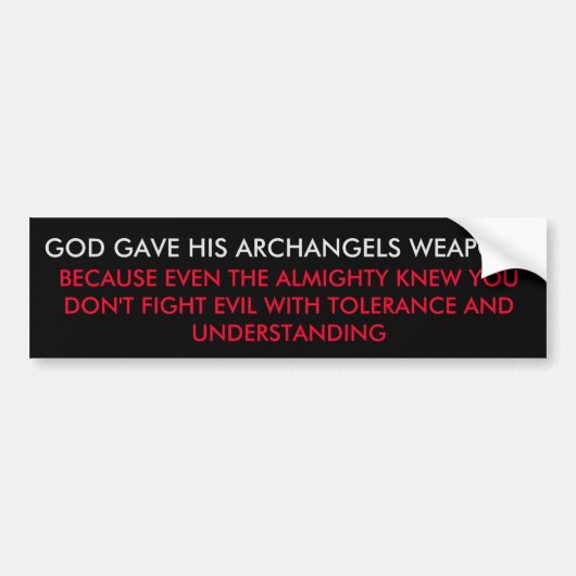 Archangels Bumpersticker (Voorkant)