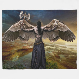 ARCHANGRL MICHAEL FLEECE DEKEN