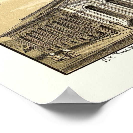 Archbald, PA Panoramic Map - 1892 Poster (Hoek)