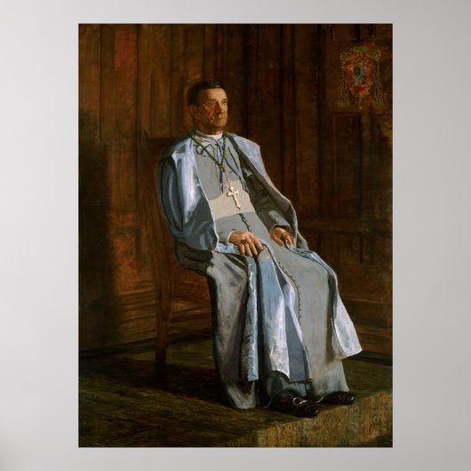 Archbisho Falconio - Thomas Eakins Fine Art Poster (Voorkant)