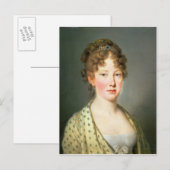 Archduchess Leopoldina of Austria Briefkaart (Voorkant / Achterkant)