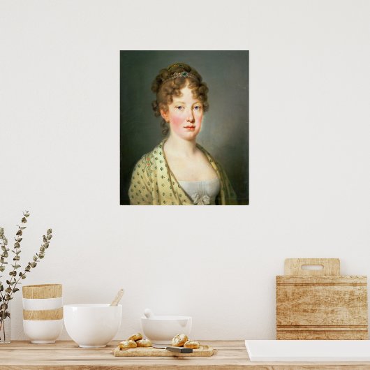 Archduchess Leopoldina of Austria Poster (Keuken)