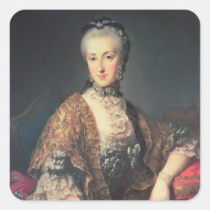 Archduchess Maria Anna Habsburg-Lothringen Vierkante Sticker