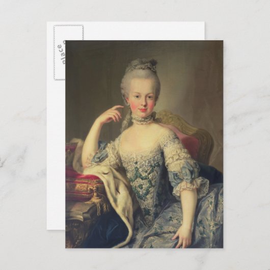 Archduchess Marie Antoinette Briefkaart (Voorkant / Achterkant)