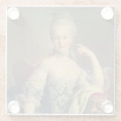 Archduchess Marie Antoinette Glazen Onderzetter (Achterkant)