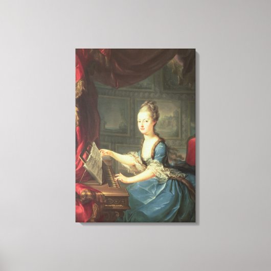 Archduchess Marie Antoinette Habsburg-Lothringen Canvas Afdruk (Voorkant)