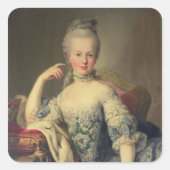 Archduchess Marie Antoinette Vierkante Sticker (Voorkant)