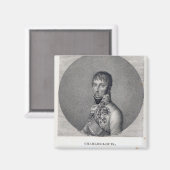 Archduke Charles van Oostenrijk Magneet (Voorkant / Achterkant)