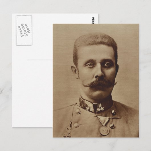 Archduke Franz Ferdinand van Oostenrijk Briefkaart (Voorkant / Achterkant)