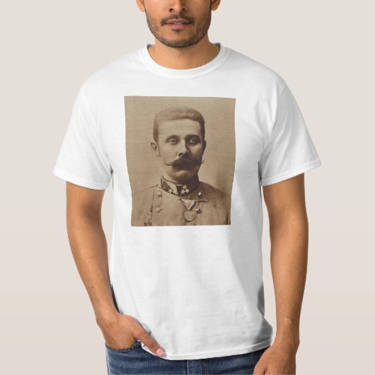 Archduke Franz Ferdinand van Oostenrijk T-shirt (Voorkant)
