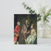 Archduke Maximilian Franz die Marie bezoekt Briefkaart (Staand voorkant)