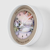 Arched Bridge New England Autumn Watercolor (Hoek)