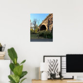 Arched Bridge Photo-Poster Poster (Thuiskantoor)