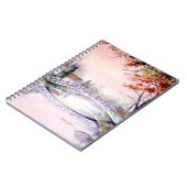 Arched Bridge Watercolor Painting Notitieboek (Linkerzijde)